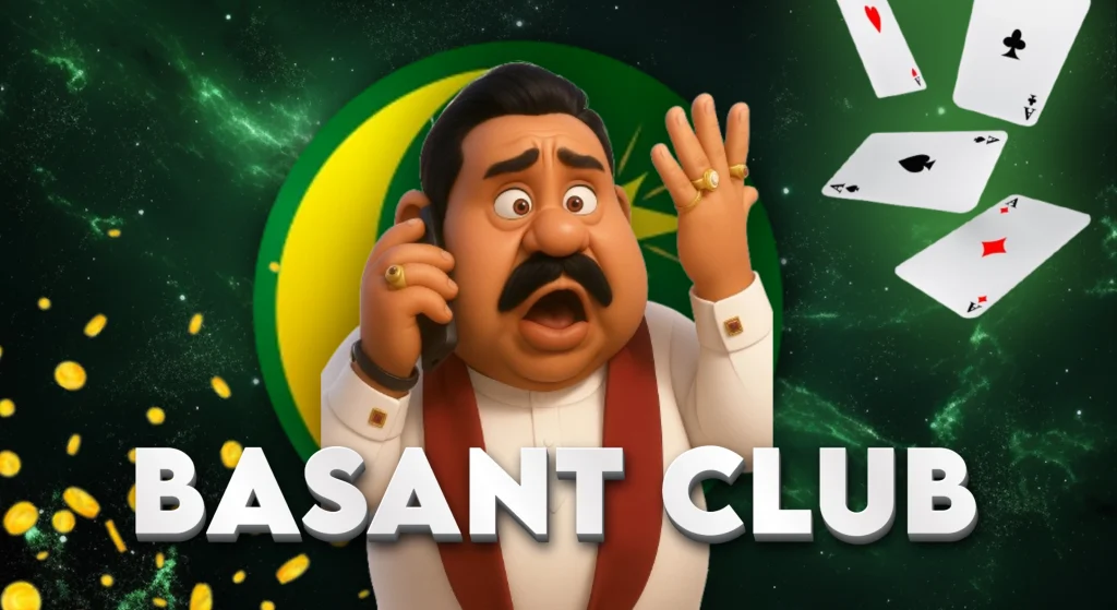 Basant club man holding phone